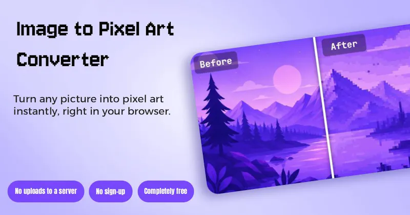 Image to pixel art screenshot 1