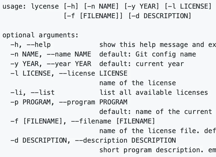 Lycense