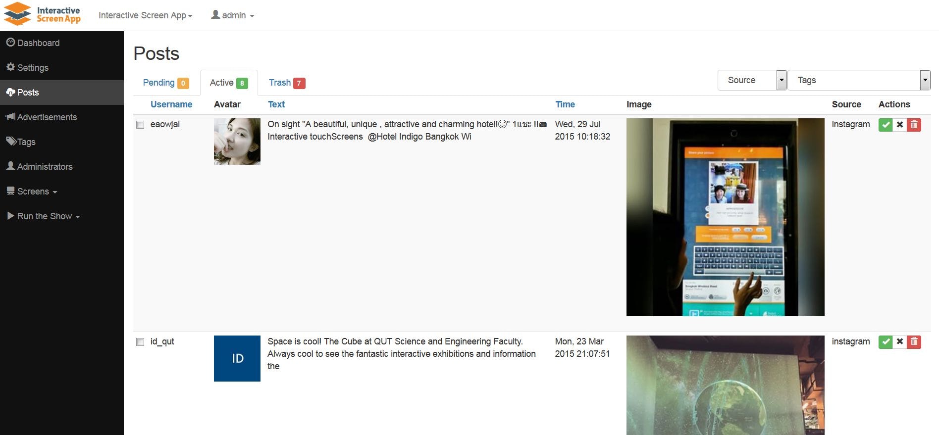 Interactive Screen App gallery image