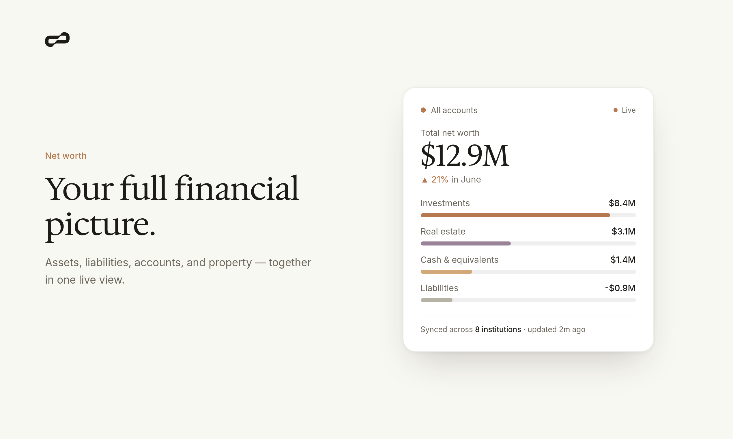 Brisa — Your personal wealth OS gallery image
