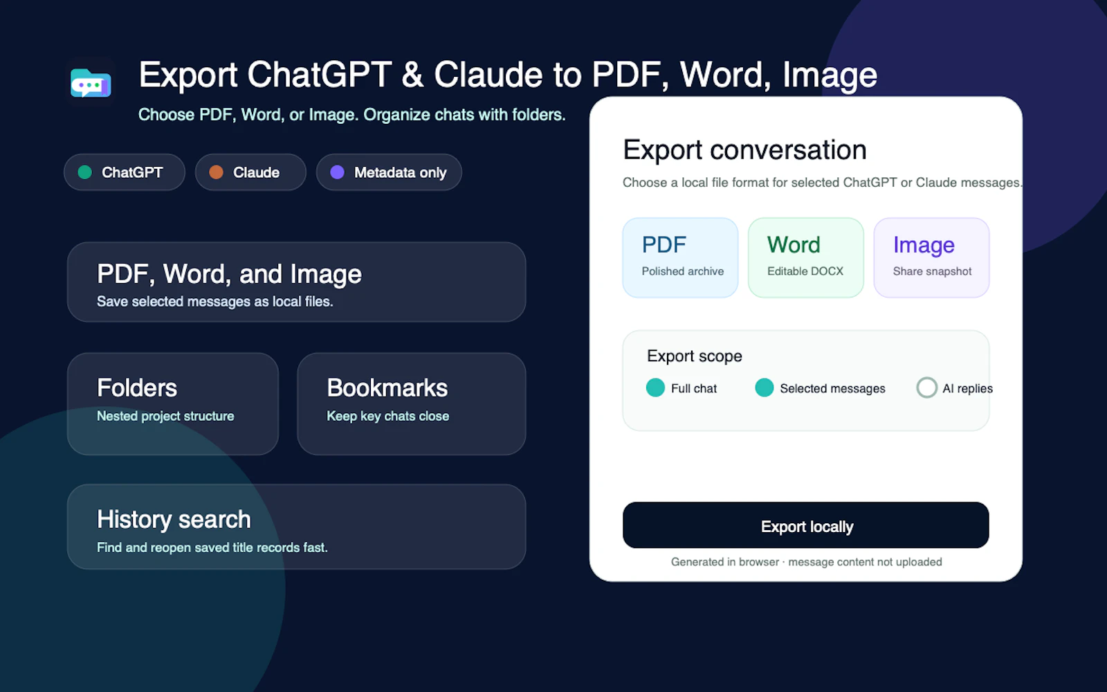 ChatVault AI screenshot 1