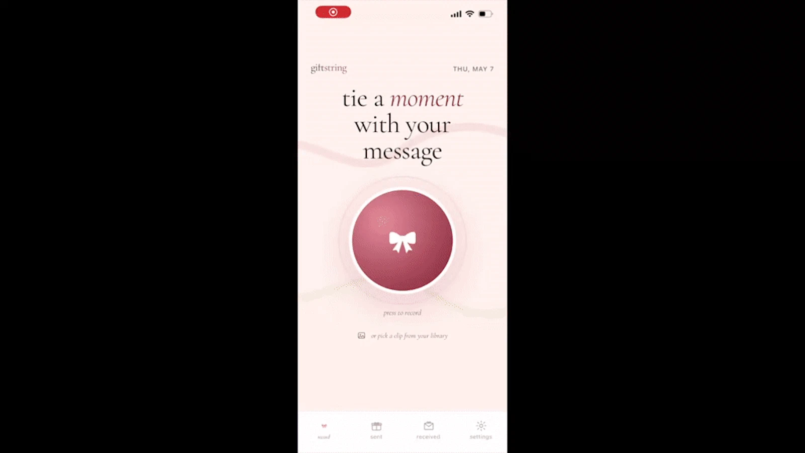 giftstring screenshot 1 (video preview)