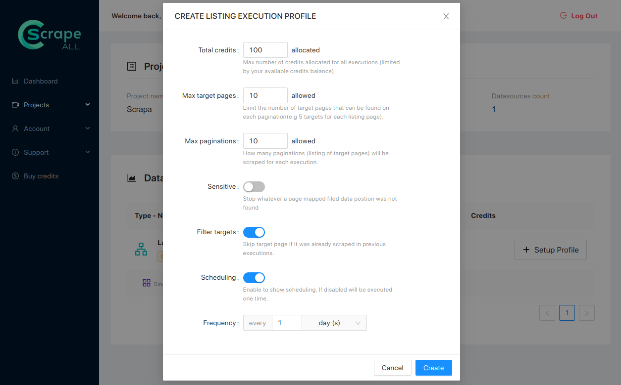 ScrapeAll gallery image