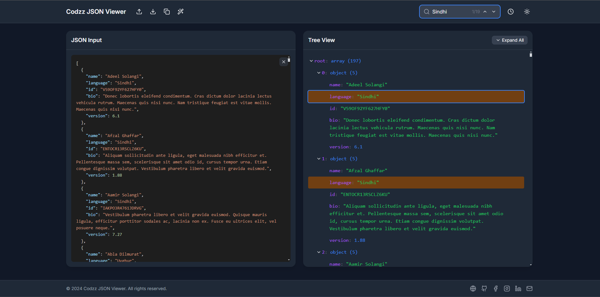 Visor Codzz Json - Formatear, validar y visualizar JSON media 2