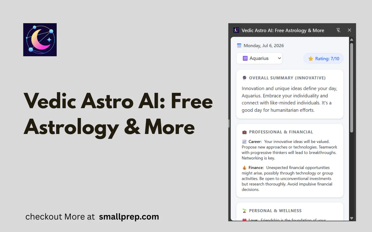 Vedic Astro AI: Free Astrology & More gallery image