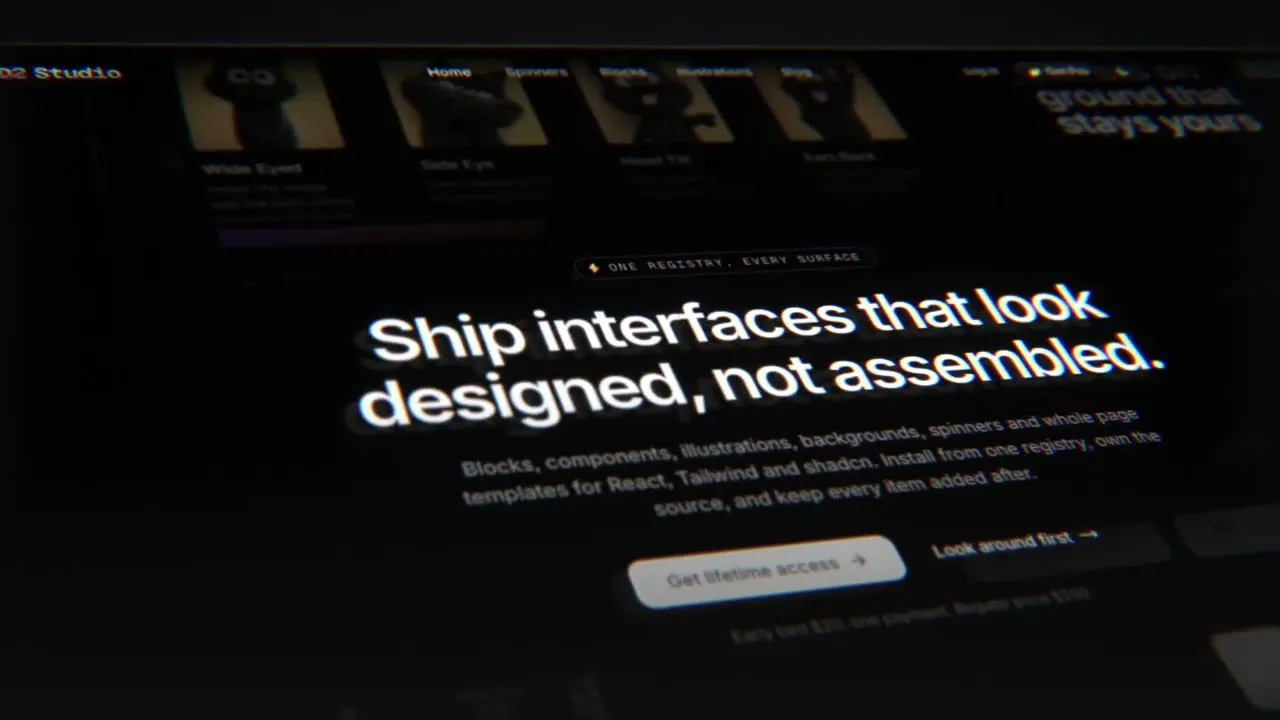 D2Studio UI Library gallery image