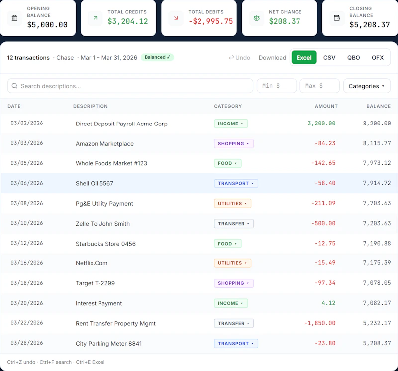 StatementFlow screenshot 3