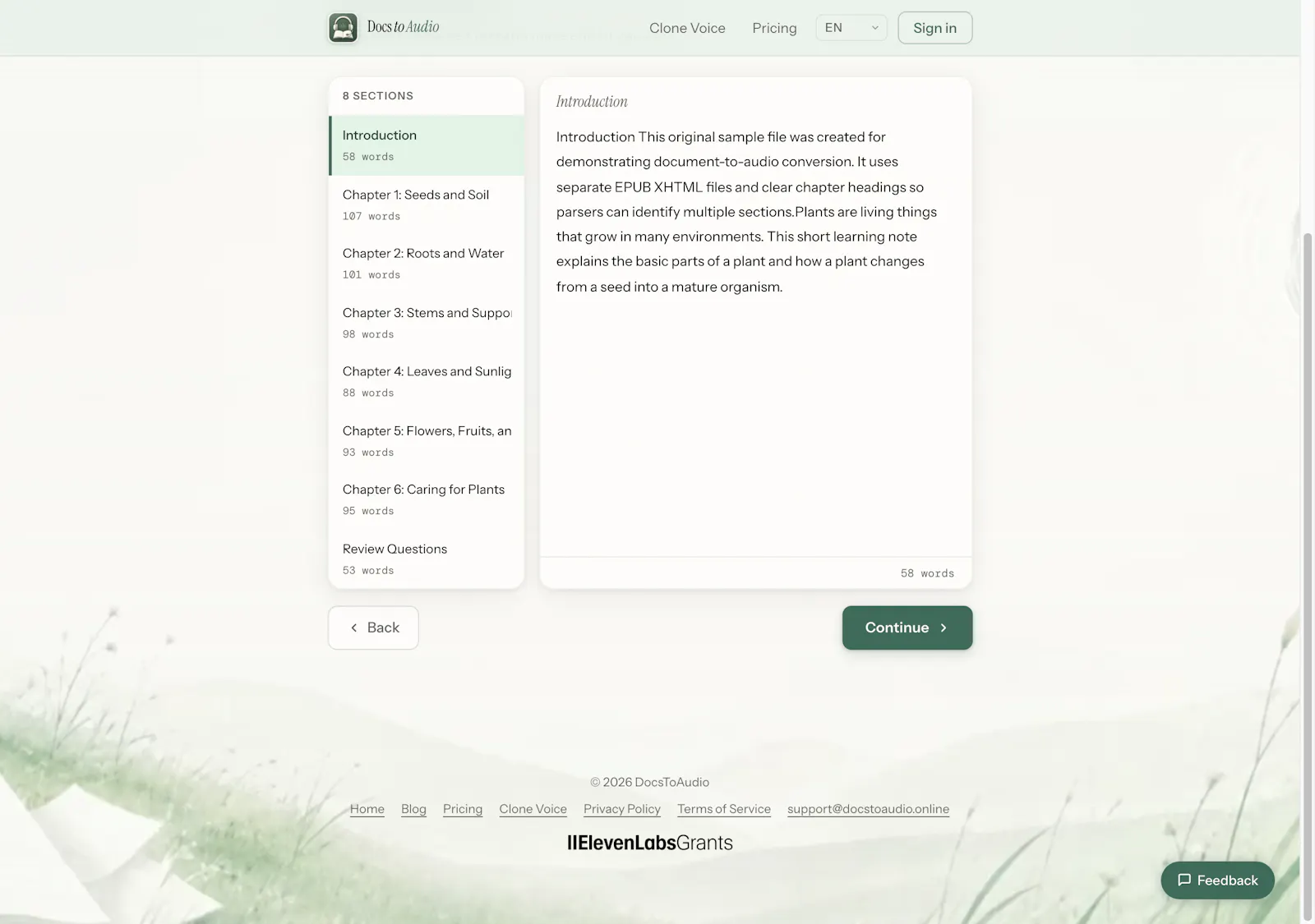 DocsToAudio screenshot 4