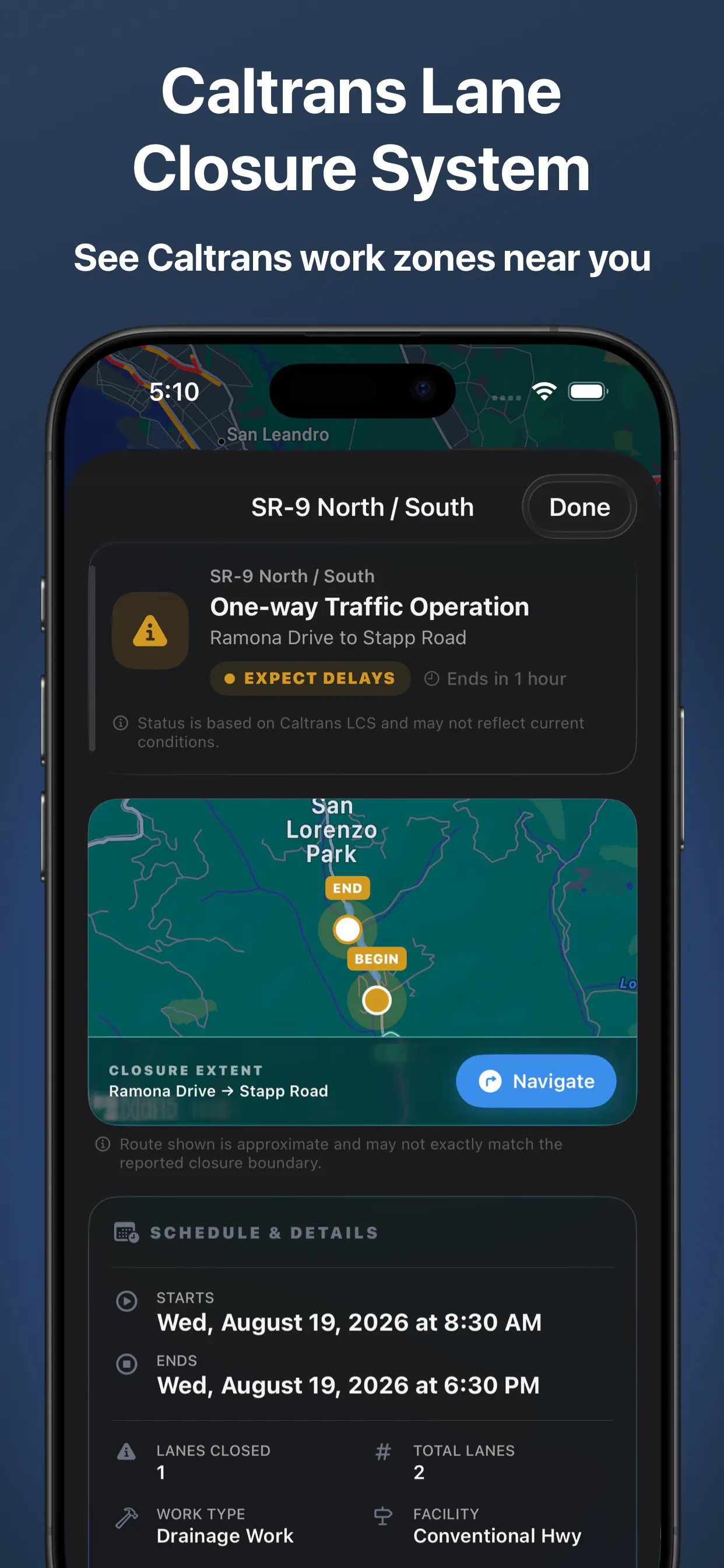 Detours: Traffic & Road Alerts gallery image
