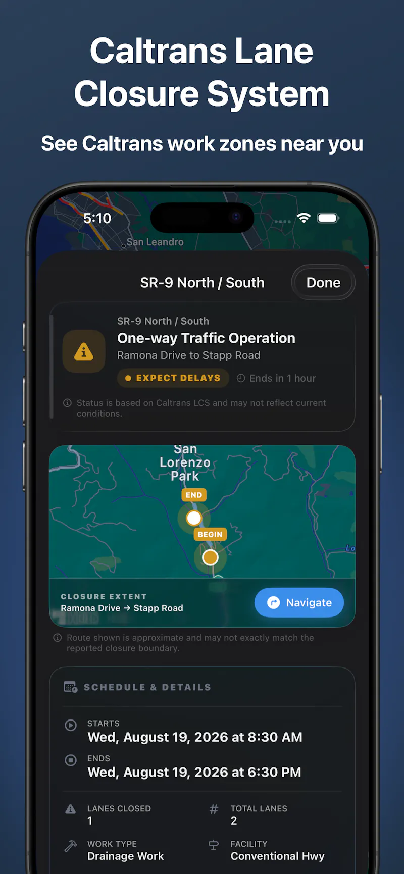 Detours: Traffic & Road Alerts screenshot 6
