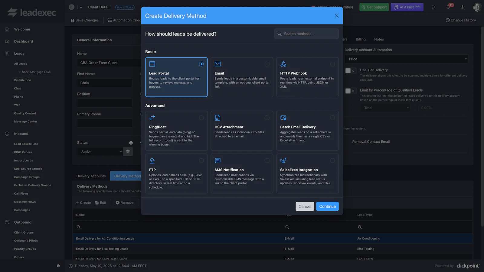 LeadExec by ClickPoint Software screenshot 5