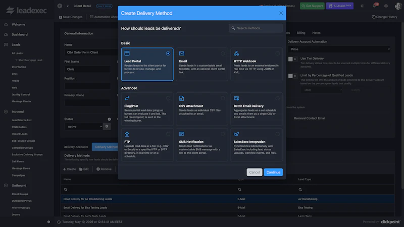LeadExec by ClickPoint Software screenshot 5