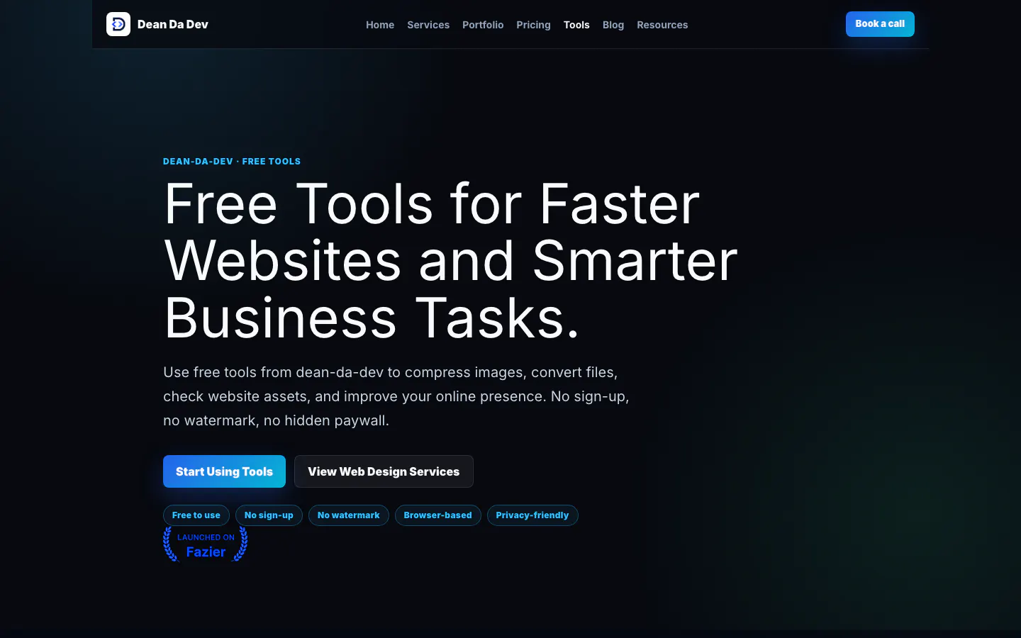 Dean Da Dev Free Tools gallery image