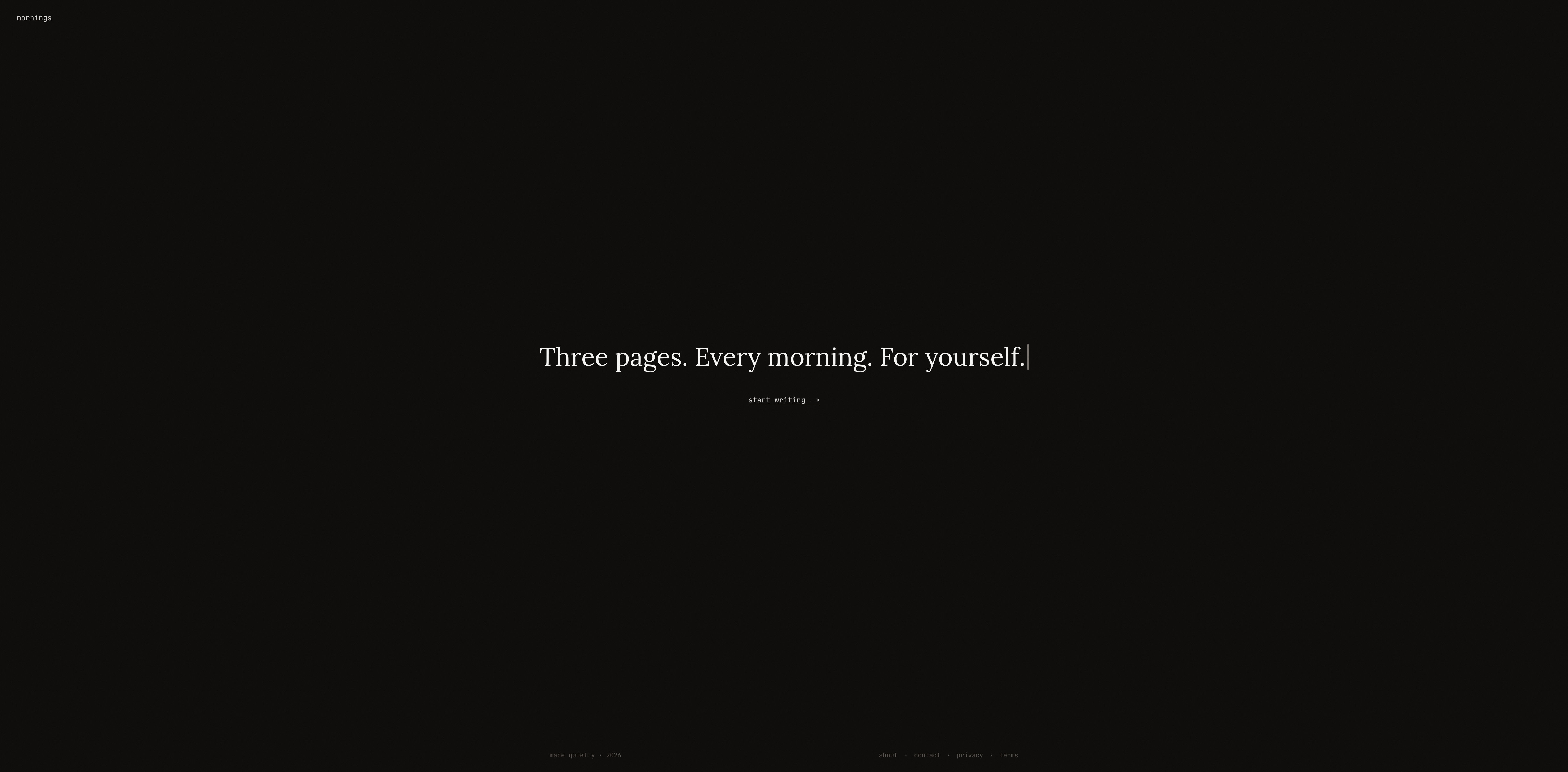Mornings gallery image