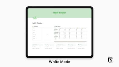 Notion Minimalist Habit Tracker gallery image