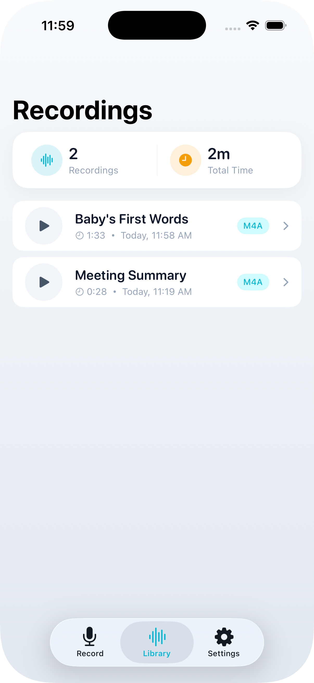 ClearRecord : Voice and Audio Recorder gallery image