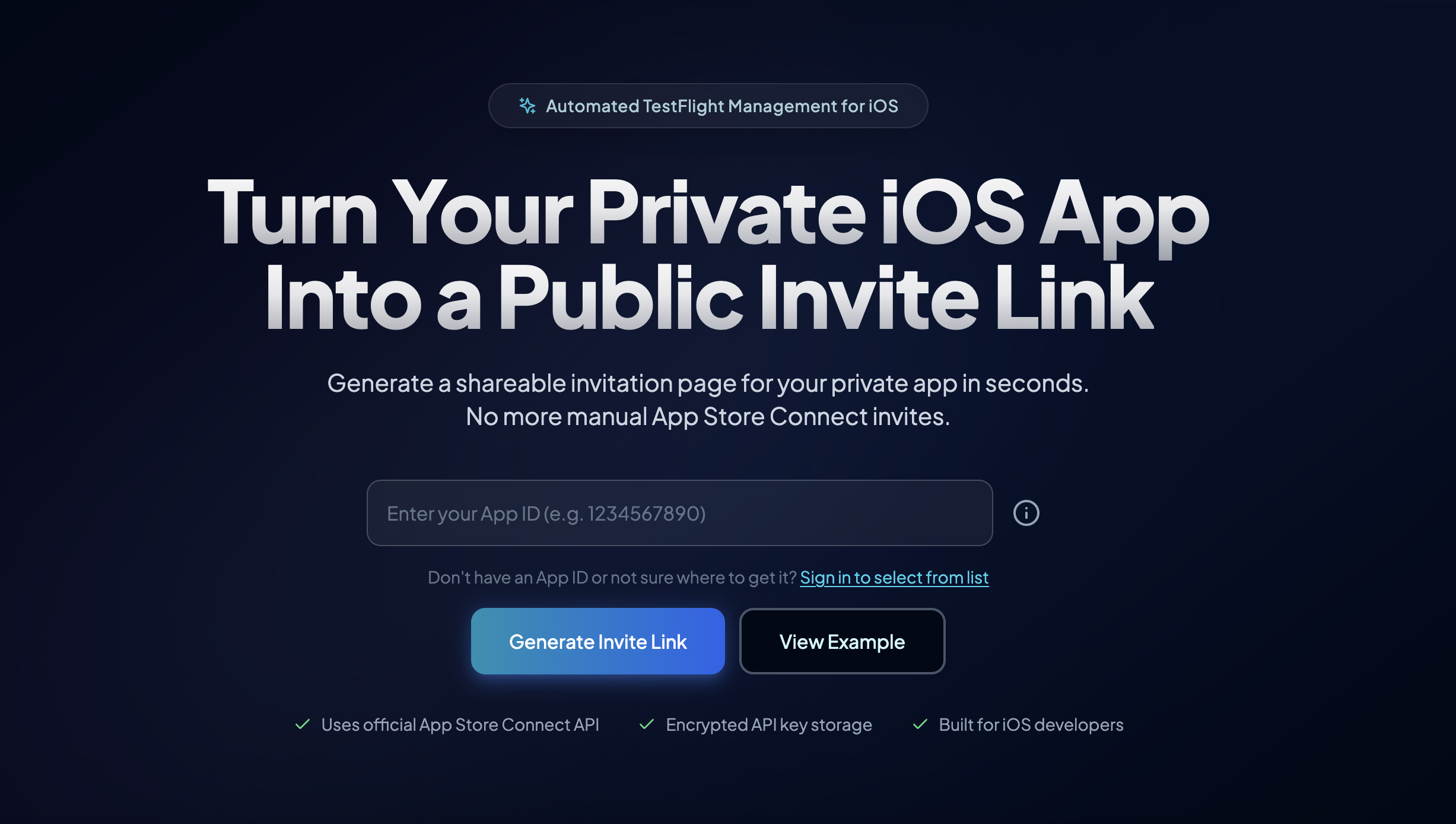 TFInvites - iOS Testflight Automation gallery image