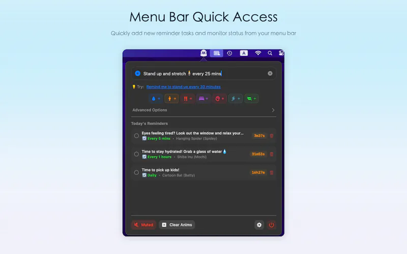 Animinder - Your desktop animal reminder screenshot 5