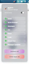 Quittt - Close all your Mac applications gallery image