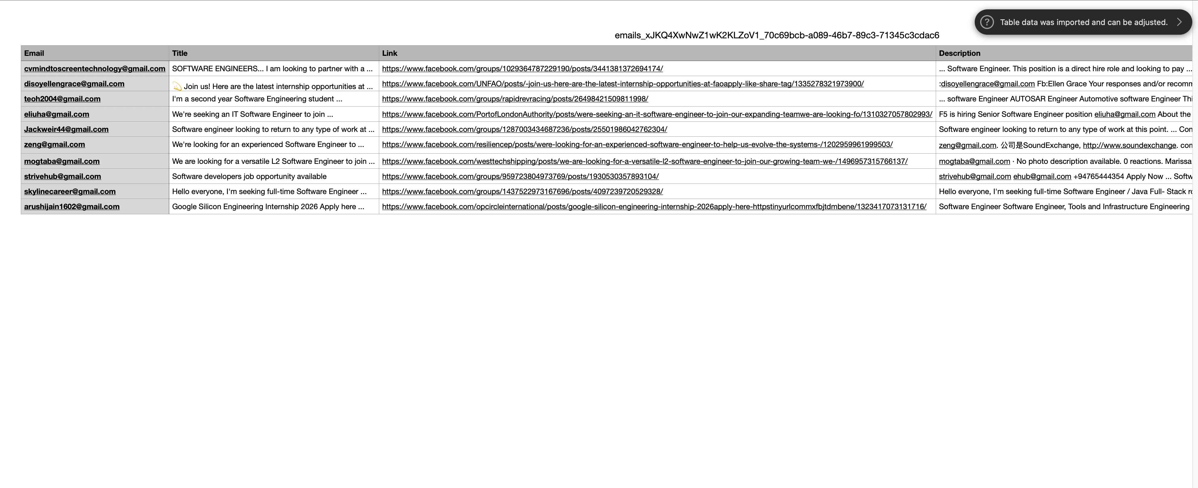 Email Snake - Screenshot 3 showing product features and functionality