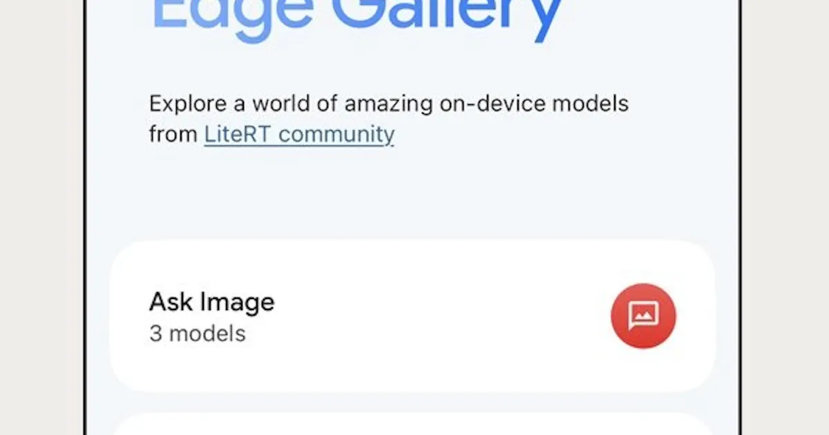 Google AI Edge Gallery