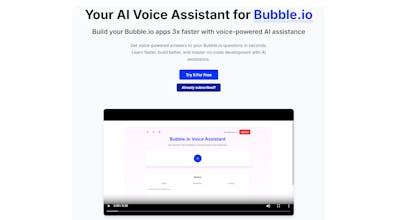 Bubble.io Voice Assistant gallery image