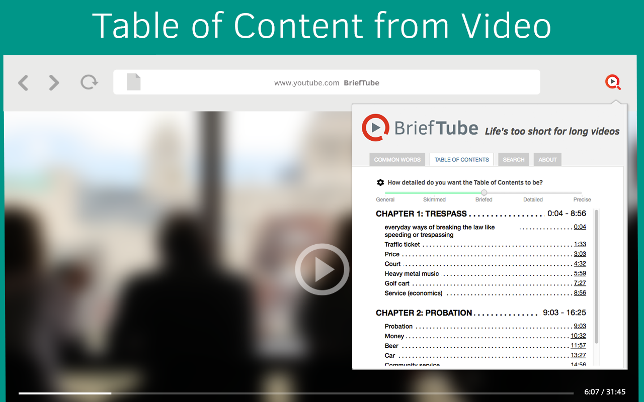 BriefTube gallery image