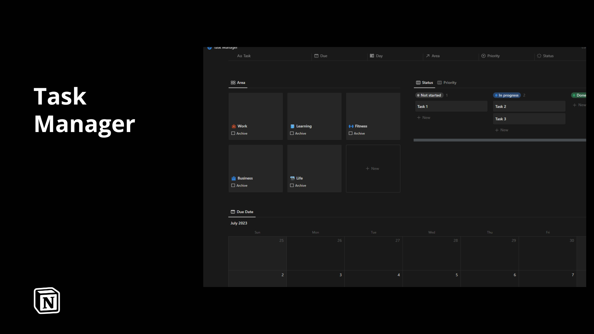 Notion Ultimate Task Manager media 3