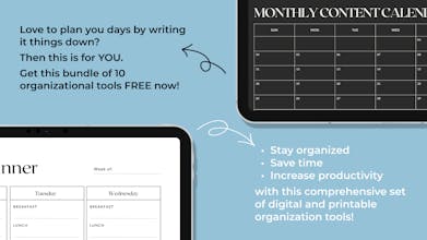 Digital Organization Tools Bundle gallery image