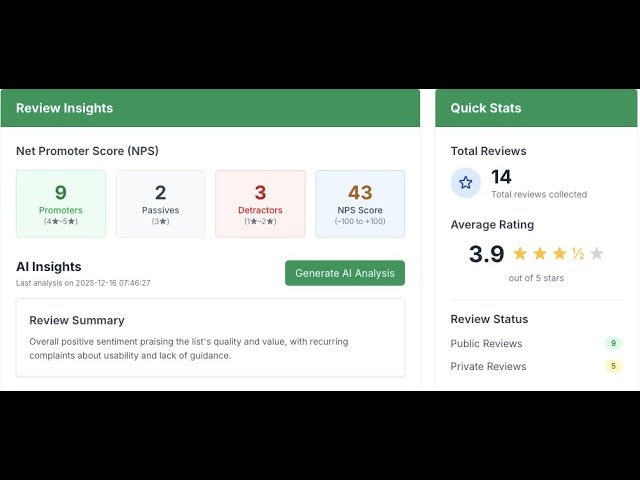NBP Feedback Engine gallery image