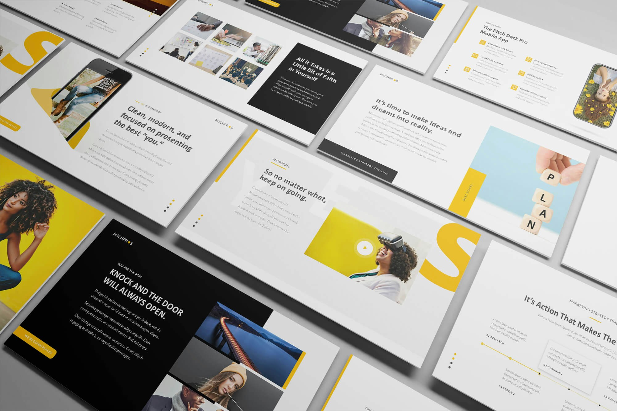 Crisp, Elegant Product Launch PowerPoint