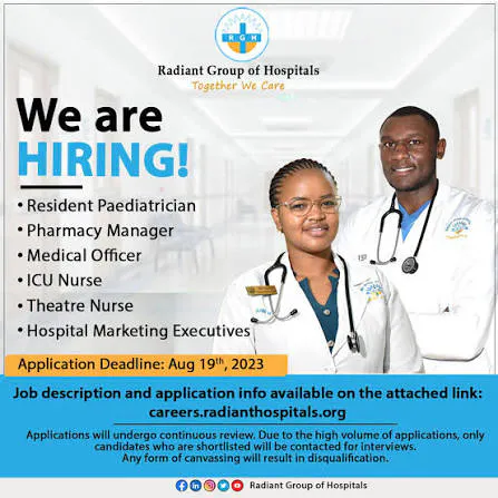 Job Circular: Medical Staff Recruitment
