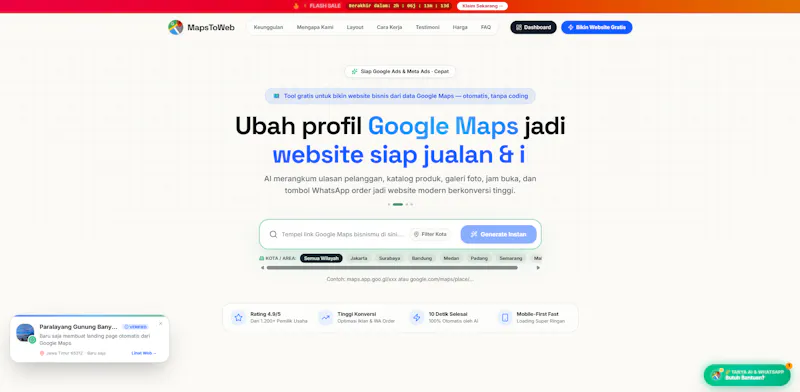MapToWeb screenshot 1