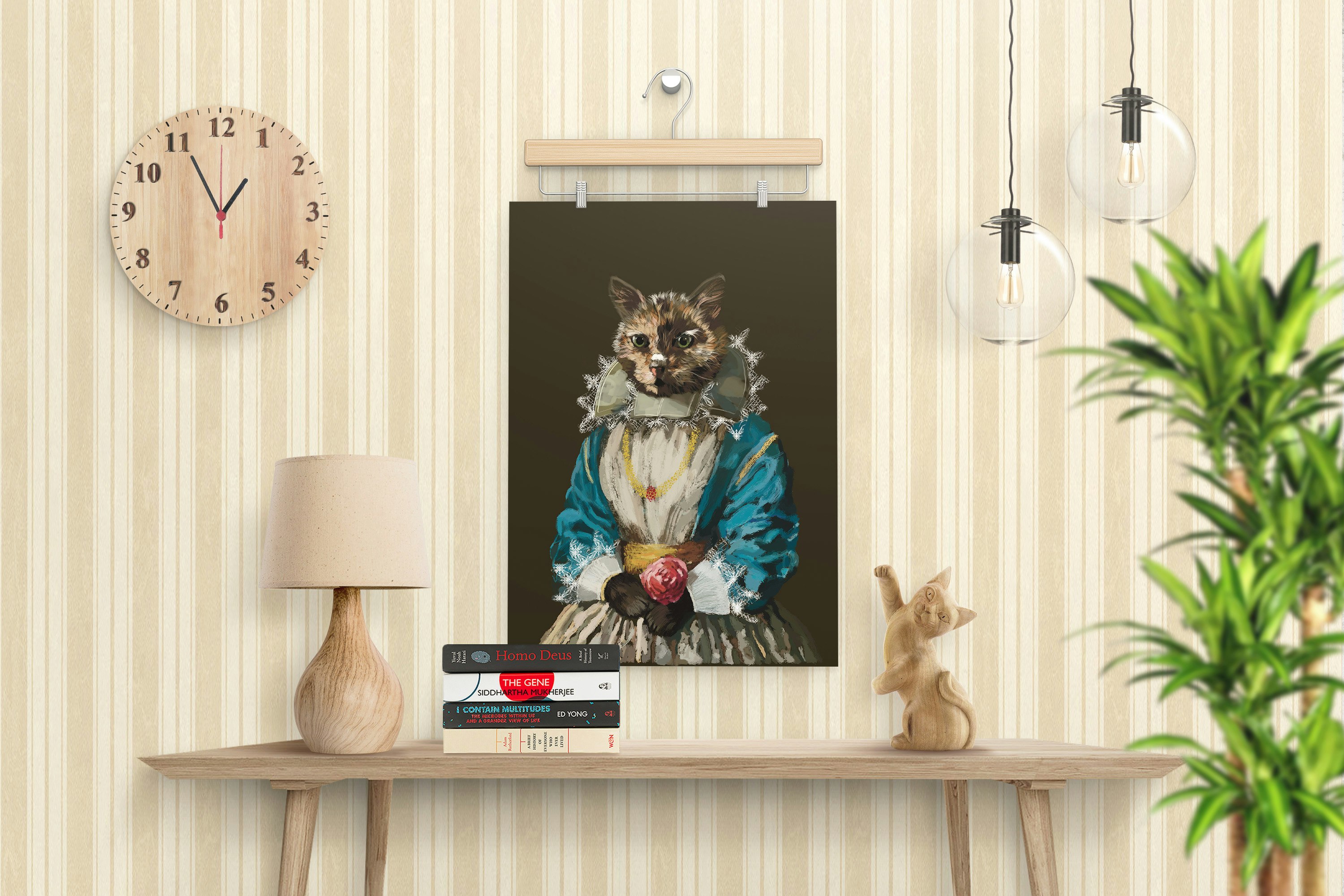 Koninklijke kat - Verander je muur in een koninklijk museum. media 2