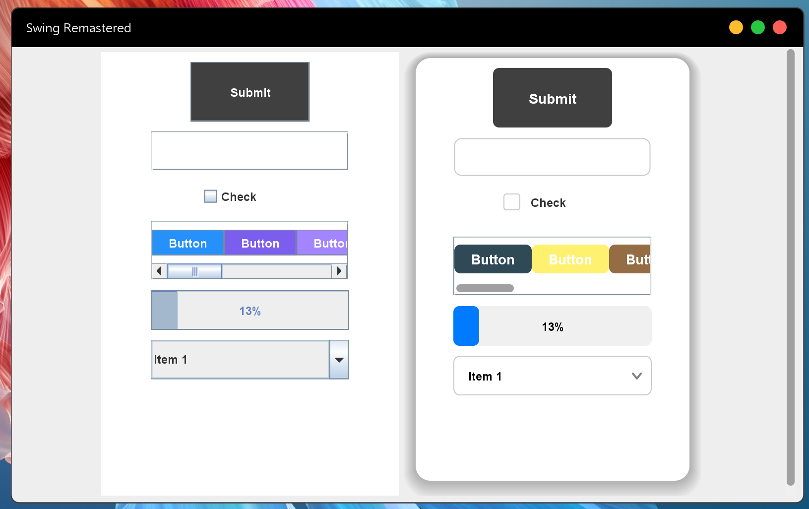 Swing Remastered - Main product screenshot demonstrating key features and user interface