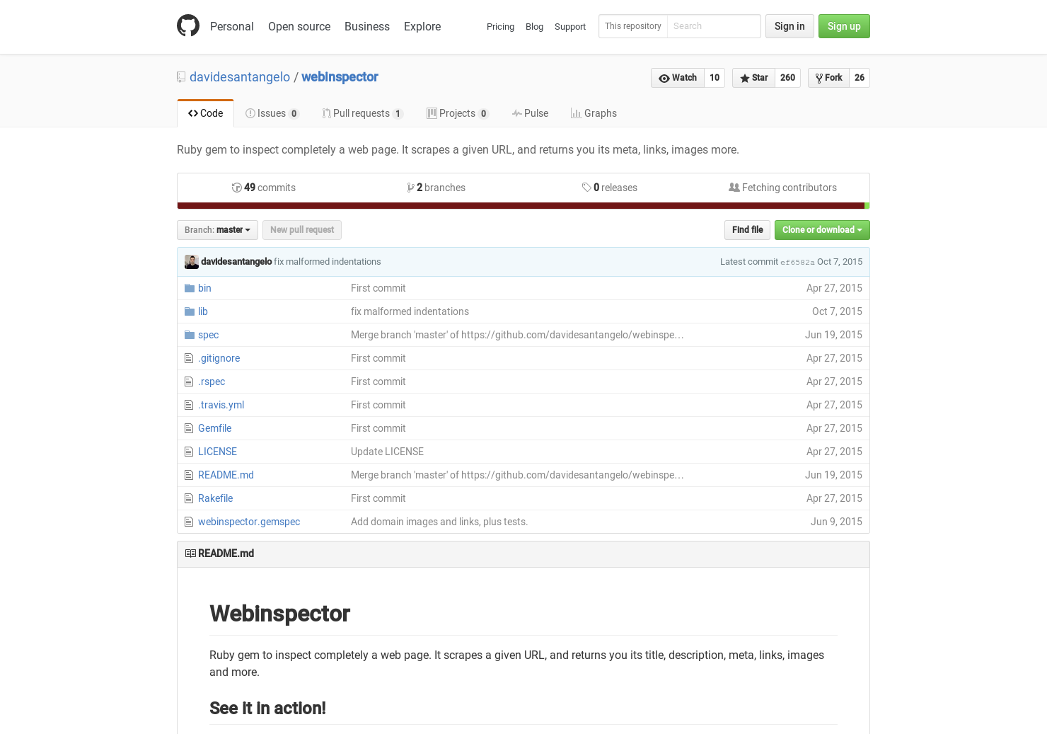 Webinspector