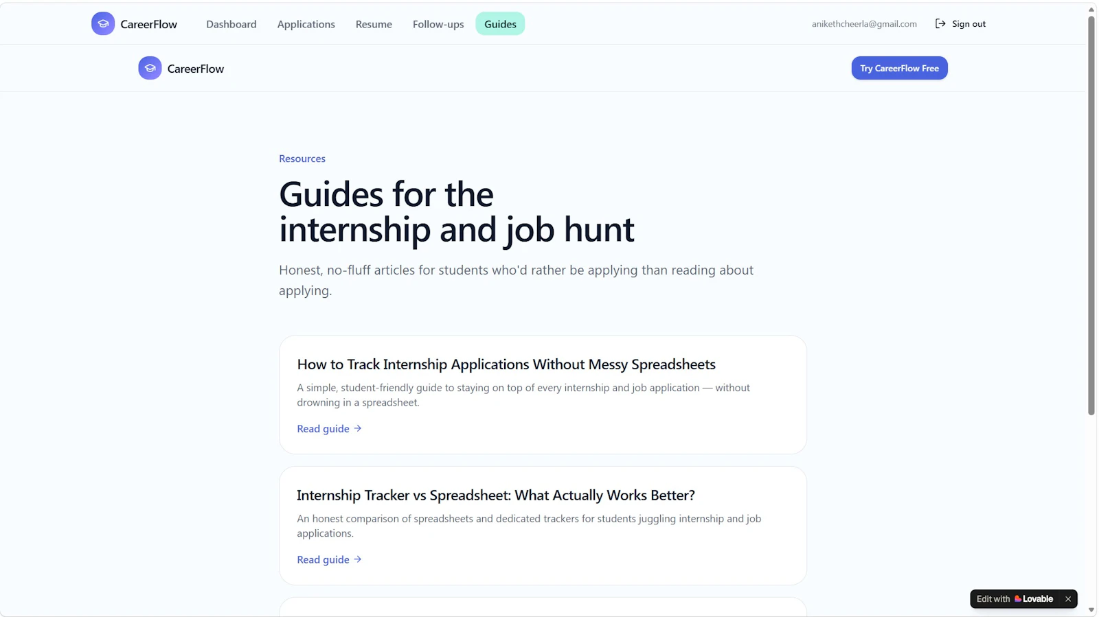 CareerFlow screenshot 5