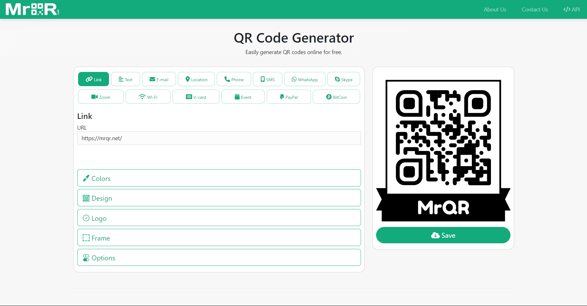 MRQR - เครื่องกำเนิดรหัส QR ฟรีและสแกนเนอร์ - สร้างรหัส QR ออนไลน์ได้อย่างง่ายดายฟรี media 1