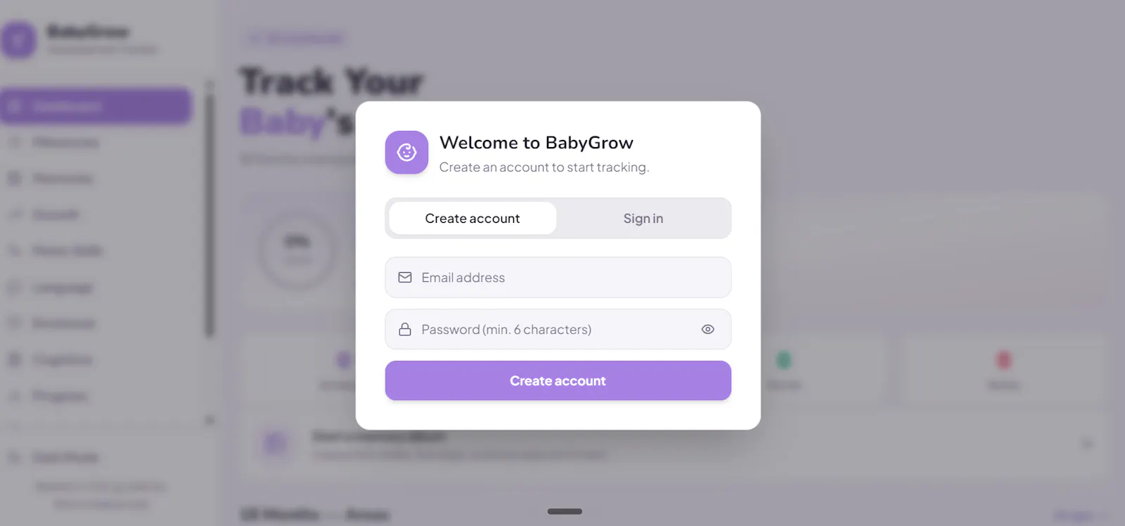 BabyGrow screenshot 1