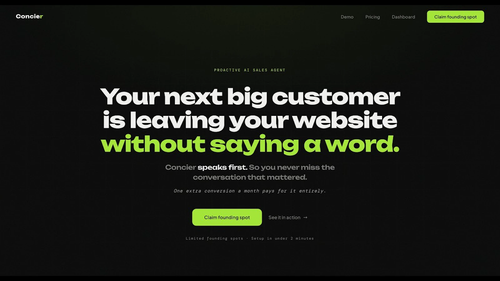 Concier screenshot 1 (video preview)