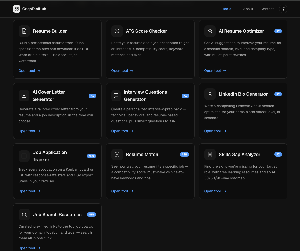 CrispToolHub gallery image