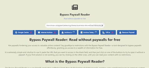 Bypass Paywall Reader gallery image