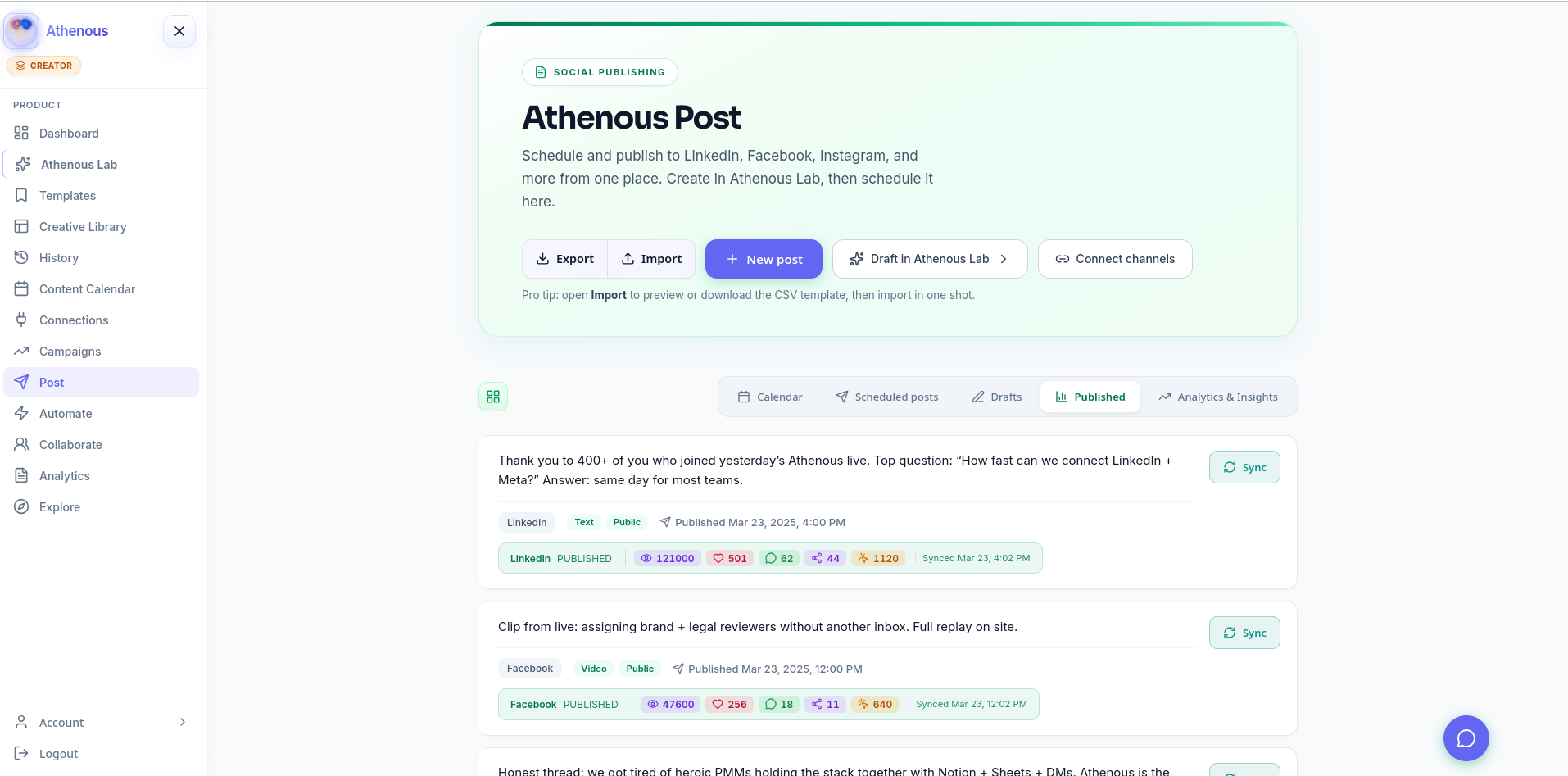 Athenous gallery image