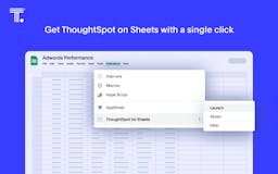 ThoughtSpot for Sheets media 2
