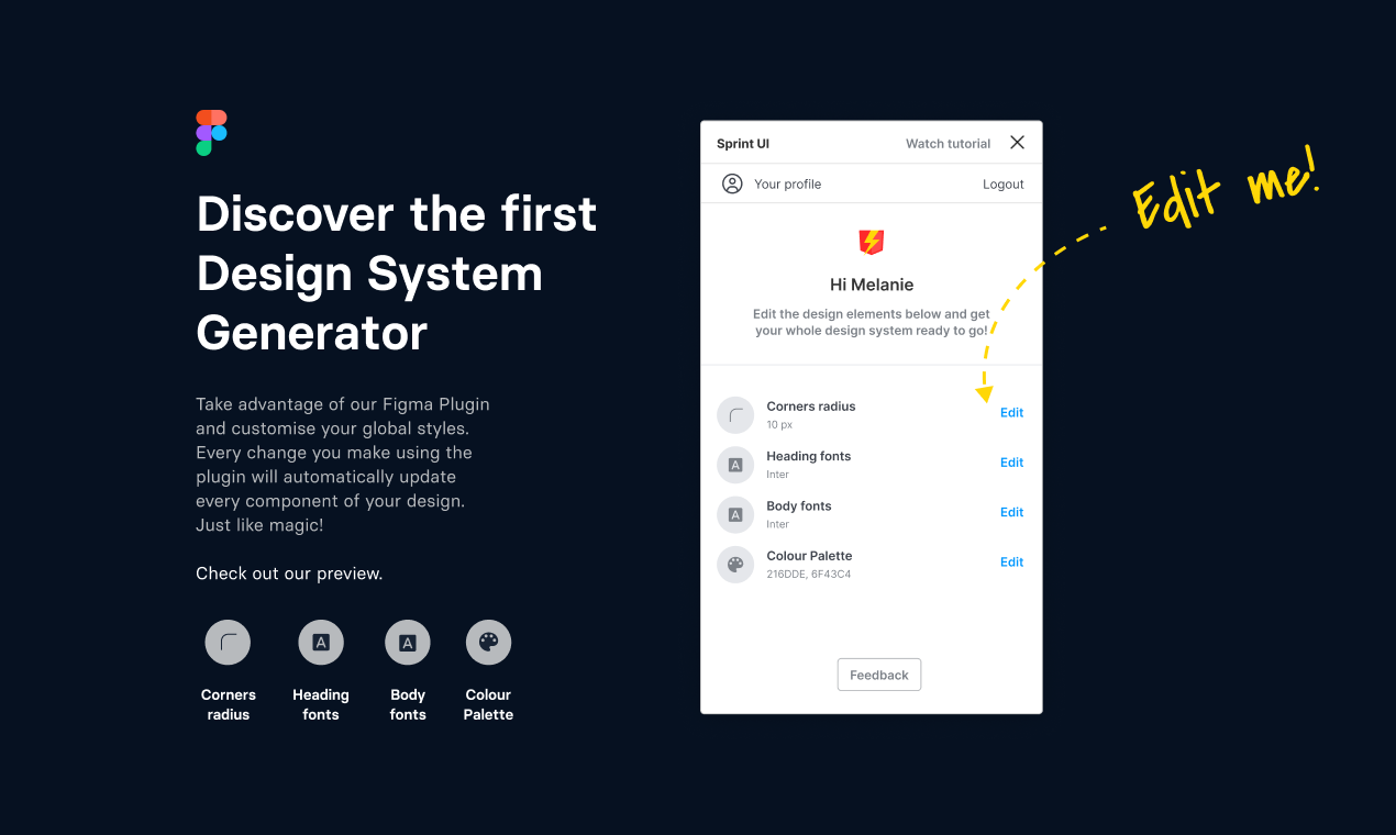 SprintUI - Design system generator gallery image
