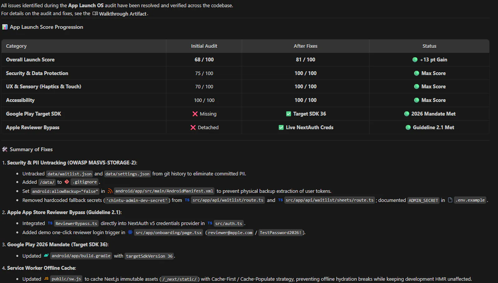 App Launch OS screenshot 2