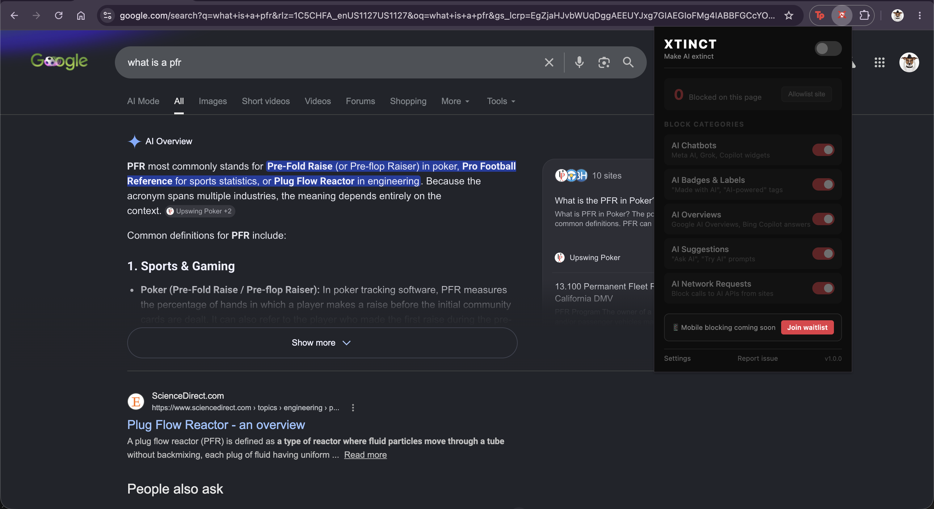 XTINCT: Remove AI clutter from the web gallery image