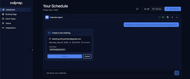 calprep screenshot 2