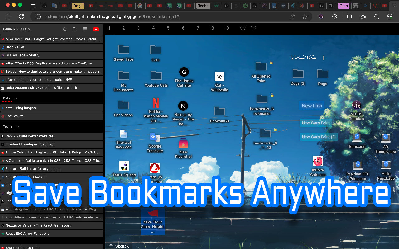 Visios - Tab/Bookmark Manager OS medya 7