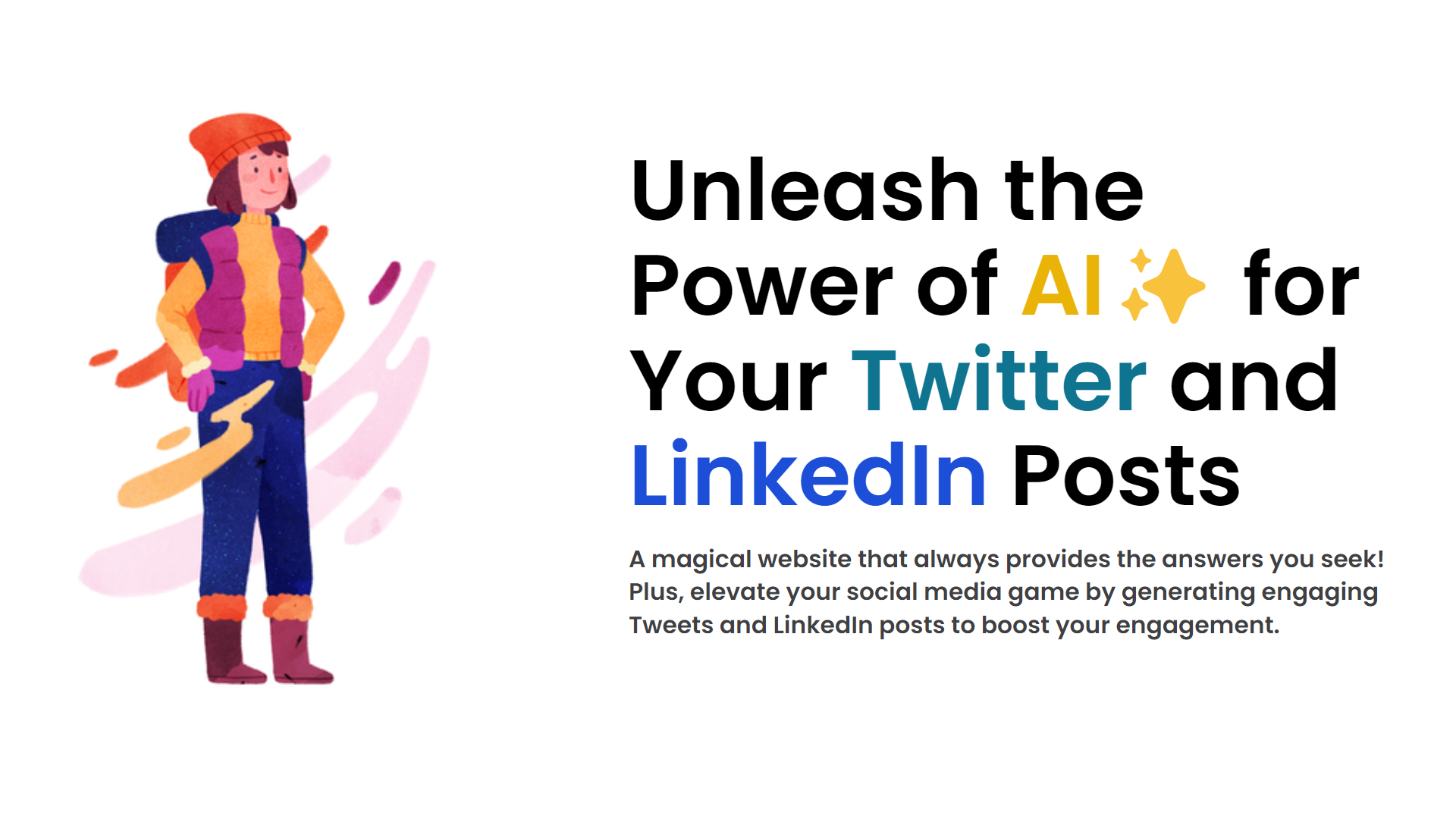 Media Curioai - Lepaskan kekuatan AI untuk Twitter, LinkedIn, semuanya 4